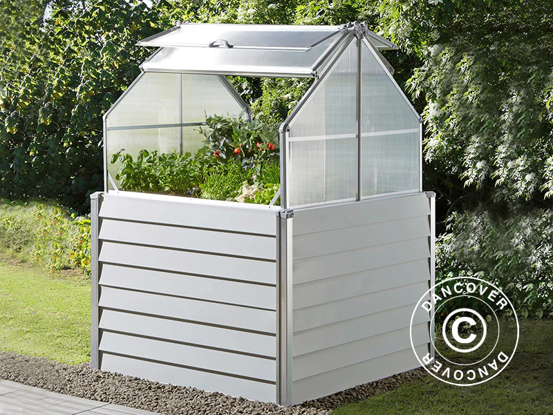 Minidrivhus 1,2x1,2x1,69m, 1,44m², Hvid - Image 3
