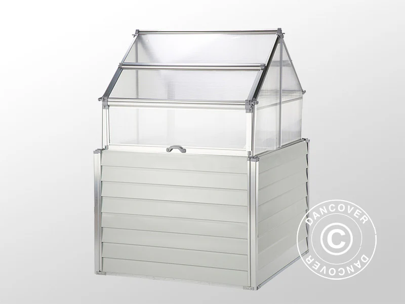 Minidrivhus 1,2x1,2x1,69m, 1,44m², Hvid - Image 5