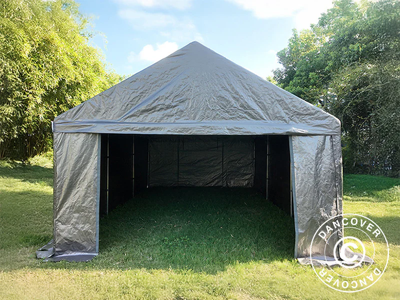 Opbevaringstelt Basic, 3x4m, PE 300, Grå - Image 3