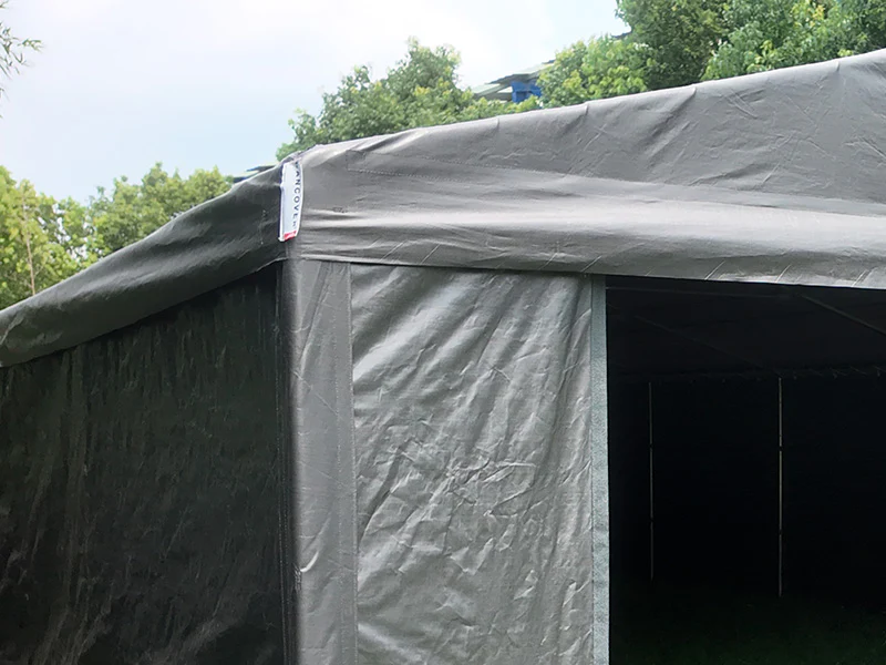 Opbevaringstelt Basic, 6x10m, PE 300, Grå - Image 6