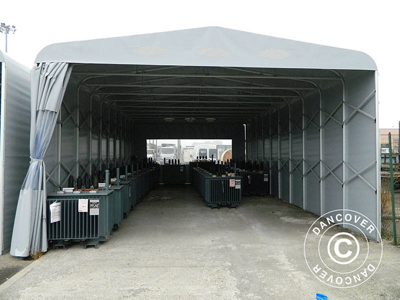 Opbevaringstelt Maxi Box, 5x7,21x3,76m, Grå - Image 2
