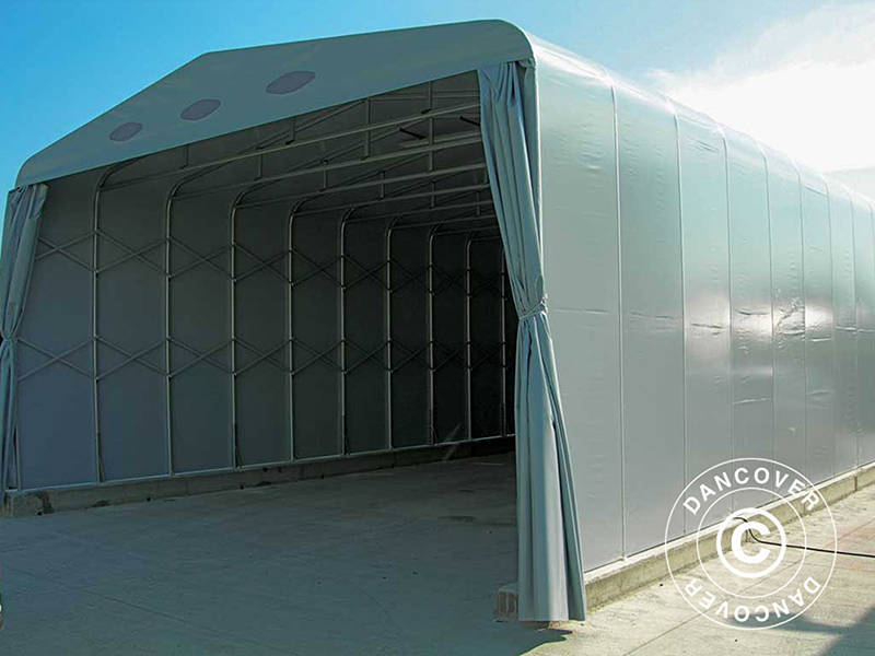 Opbevaringstelt Maxi Box, 5x7,21x3,76m, Grå - Image 4