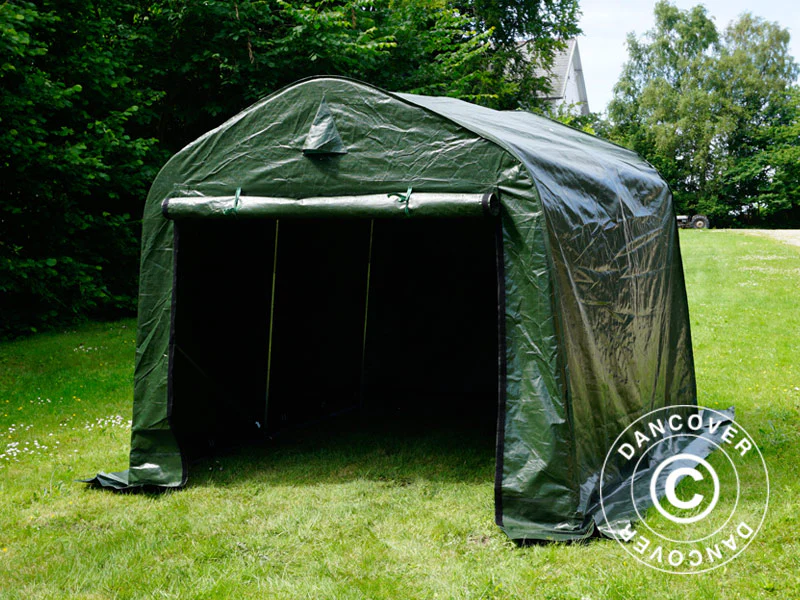 Opbevaringstelt PRO 2,4x2,4x2m PE, Grøn - Image 2
