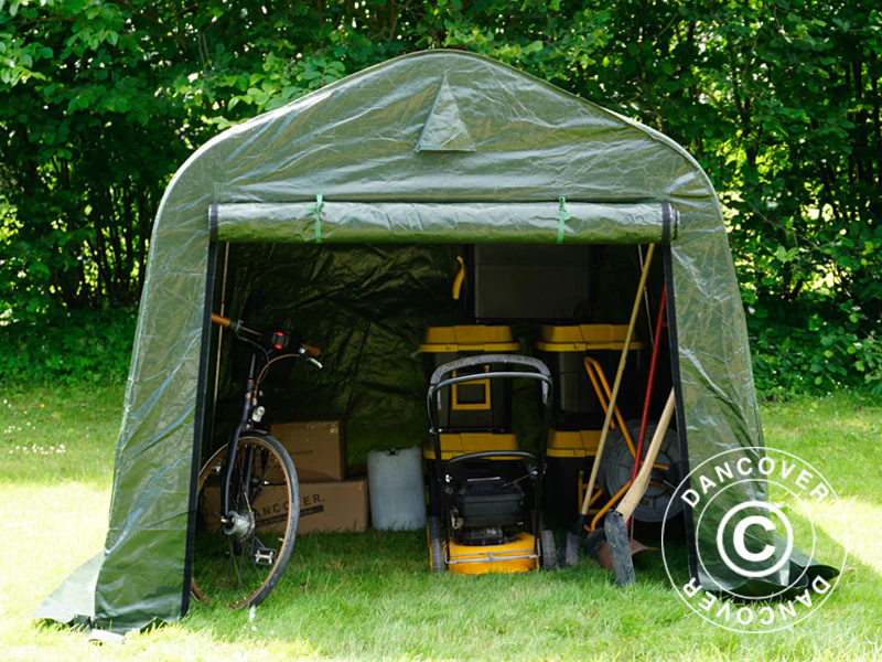 Opbevaringstelt PRO 2,4x2,4x2m PE, Grøn - Image 9
