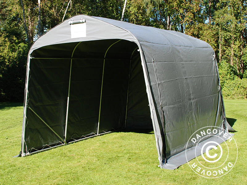 Opbevaringstelt PRO 2,4x3,6x2,34m PVC, Grå - Image 11