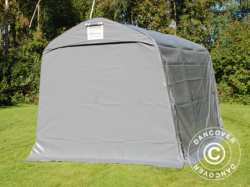 Opbevaringstelt PRO 2,4x3,6x2,34m PVC, Grå - Image 14