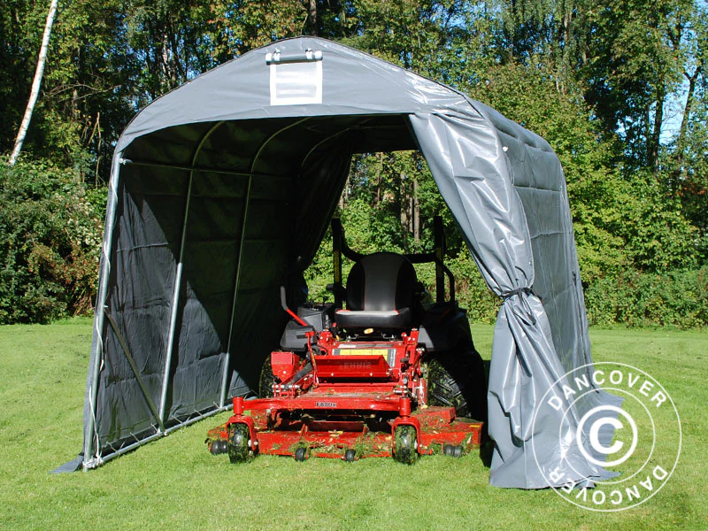Opbevaringstelt PRO 2,4x3,6x2,34m PVC, Grå - Image 15