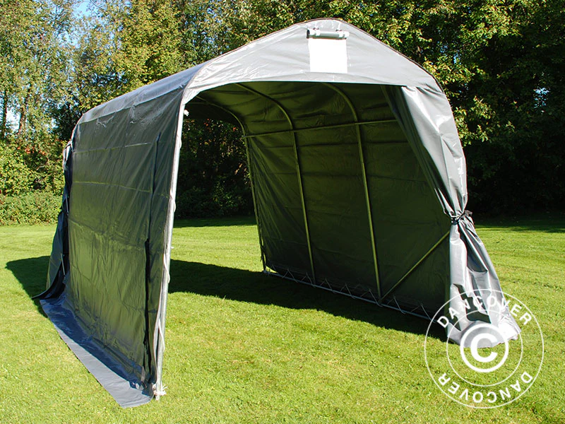 Opbevaringstelt PRO 2,4x3,6x2,34m PVC, Grå - Image 18