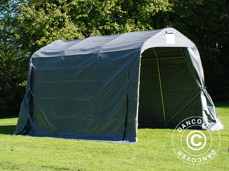 Opbevaringstelt PRO 2,4x3,6x2,34m PVC, Grå - Image 2