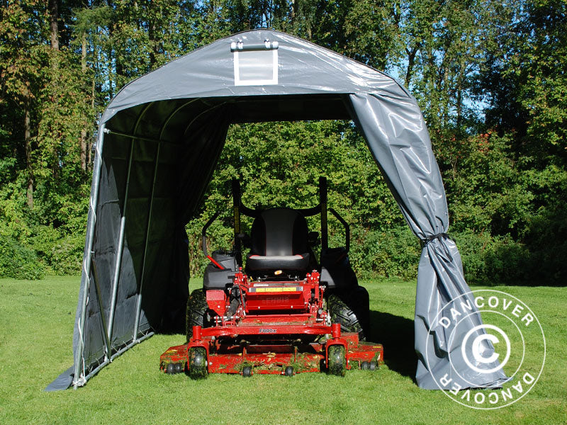 Opbevaringstelt PRO 2,4x3,6x2,34m PVC, Grå - Image 3