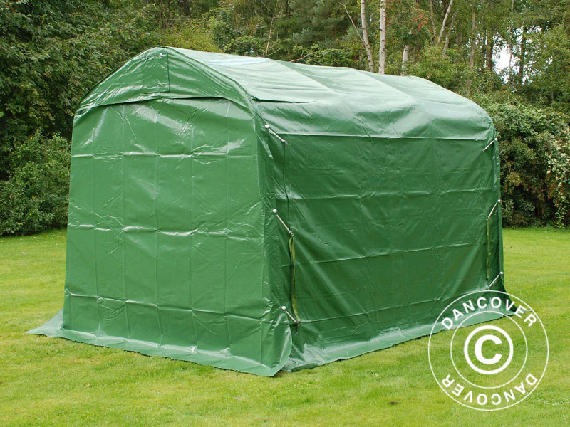 Opbevaringstelt PRO 2,4x3,6x2,34m PVC, Grøn - Image 13