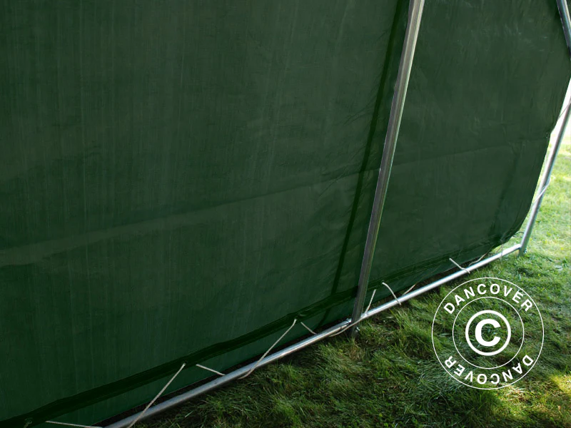 Opbevaringstelt PRO 2,4x3,6x2,34m PVC, Grøn - Image 16