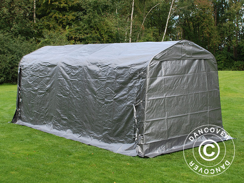 Opbevaringstelt PRO 2,4x6x2,34m PE, Grå - Image 12
