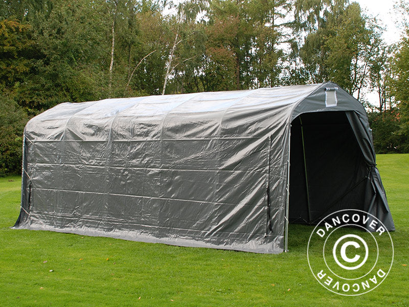 Opbevaringstelt PRO 2,4x6x2,34m PVC, Grå - Image 10
