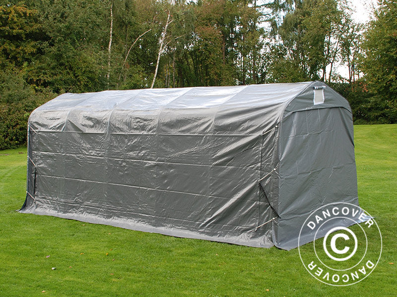 Opbevaringstelt PRO 2,4x6x2,34m PVC, Grå - Image 11