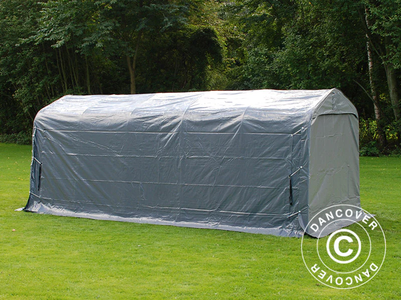 Opbevaringstelt PRO 2,4x6x2,34m PVC, Grå - Image 6