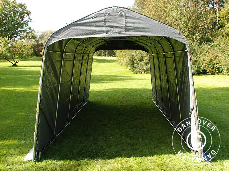 Opbevaringstelt PRO 2,4x6x2,34m PVC, Grå - Image 7