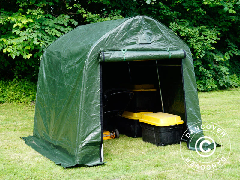 Opbevaringstelt PRO 2x2x2m PE, Grøn - Image 10