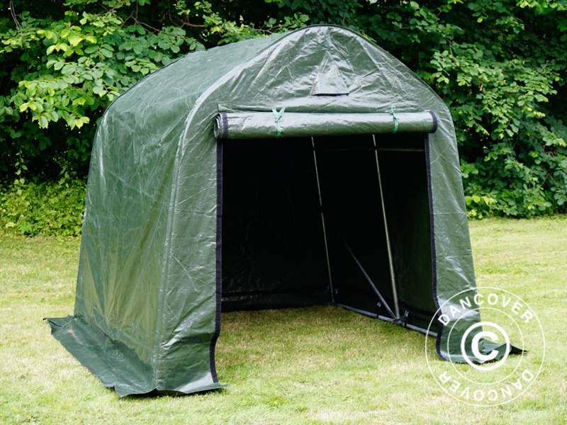 Opbevaringstelt PRO 2x2x2m PE, Grøn - Image 4