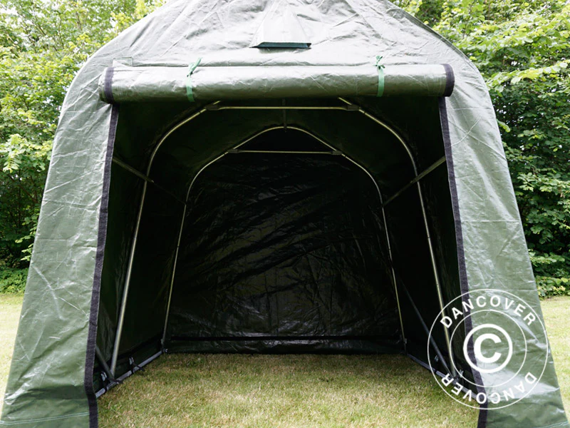 Opbevaringstelt PRO 2x2x2m PE, Grøn - Image 6