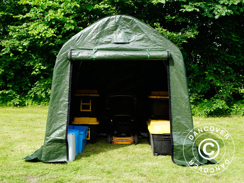 Opbevaringstelt PRO 2x2x2m PE, Grøn - Image 7
