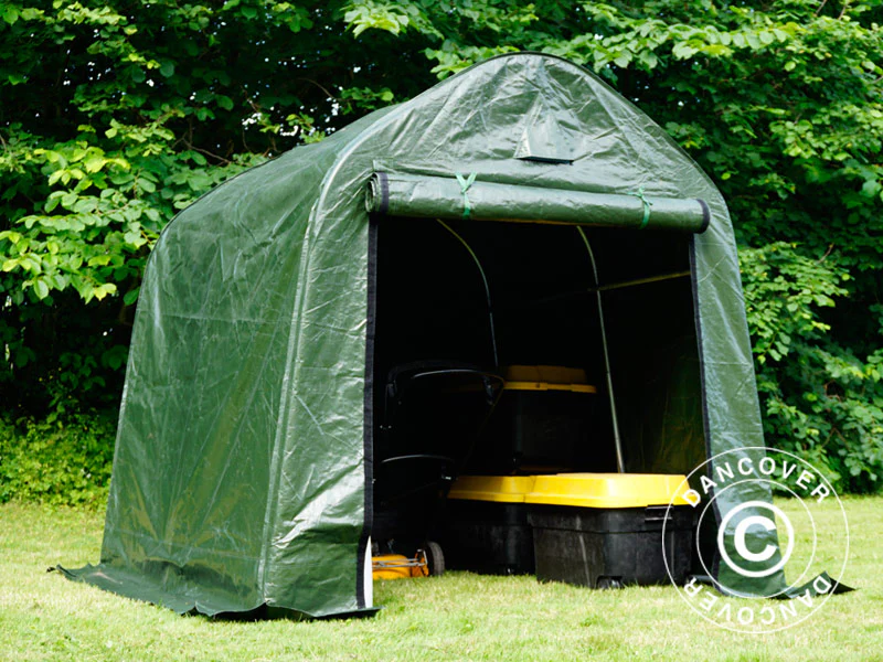 Opbevaringstelt PRO 2x2x2m PE, Grøn - Image 8
