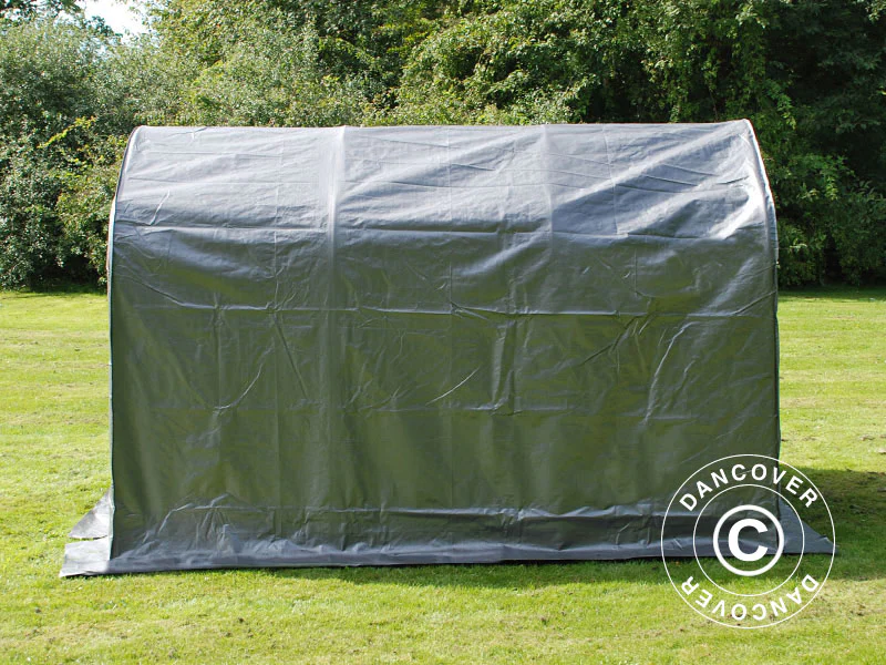Opbevaringstelt PRO 2x3x2m PE, Grå - Image 3