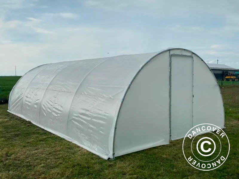 Cover til Polytunnel drivhus 4x10m, 150My, Semitransparent