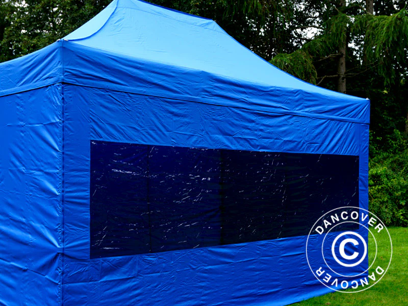 Foldetelt FleXtents PRO Steel 3x4,5m, Blå, inkl. 4 sider - Image 5
