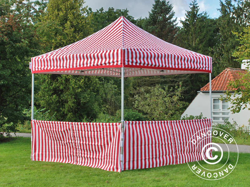 Halvvæg til FleXtents PRO, 4m, Stribet - Image 5