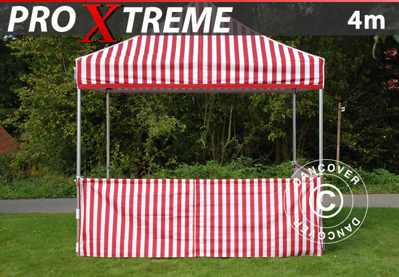 Halvvæg til FleXtents PRO Xtreme, 4m, Stribet - Image 2