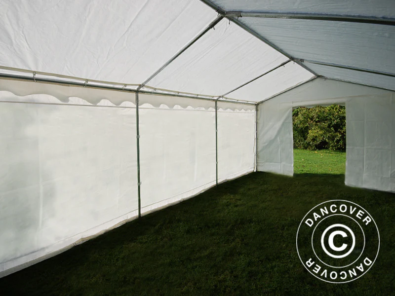 Opbevaringstelt Basic 2-i-1, 3x6m PE 700, Hvid - Image 5