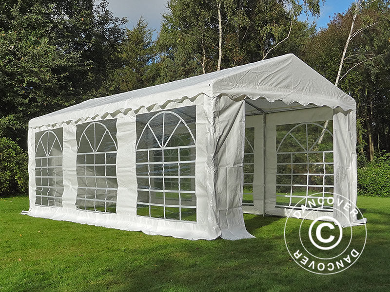 Opbevaringstelt Basic 2-i-1, 3x6m PE 700, Hvid - Image 8