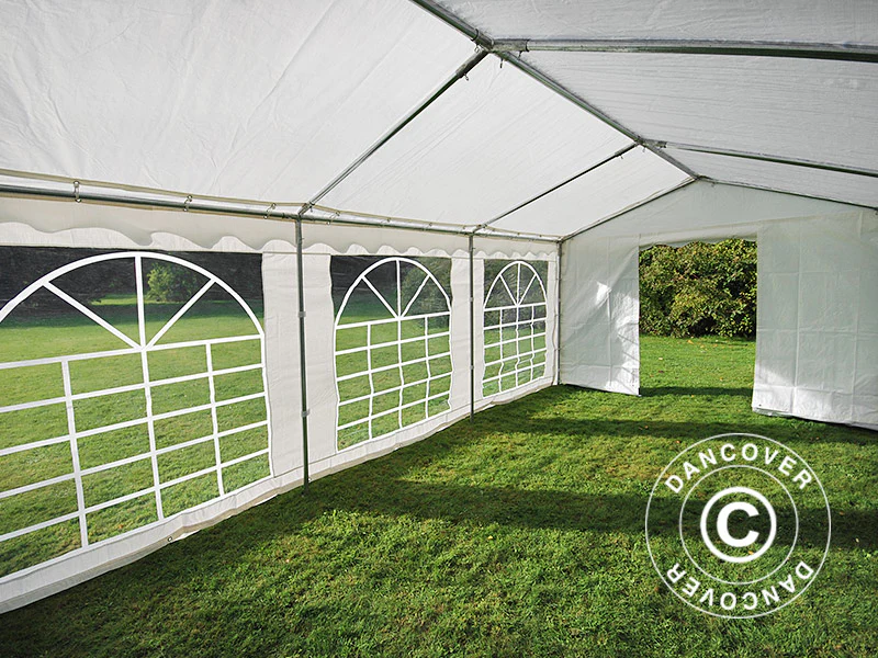Opbevaringstelt Basic 2-i-1, 3x6m PE 700, Hvid - Image 9