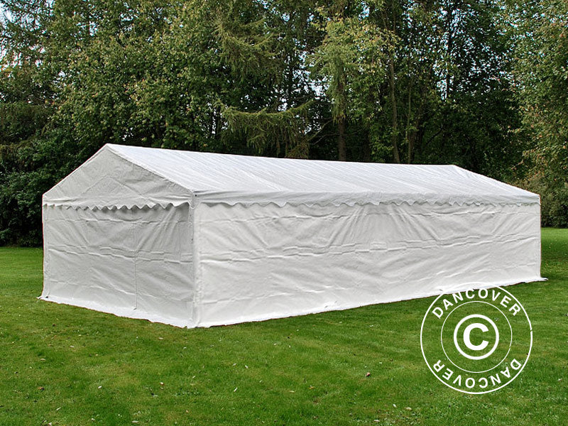 Opbevaringstelt Basic 2-i-1, 4x10m PE 700, Hvid - Image 2