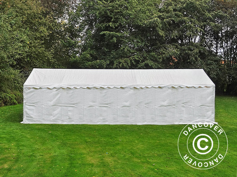Opbevaringstelt Basic 2-i-1, 4x10m PE 700, Hvid - Image 3