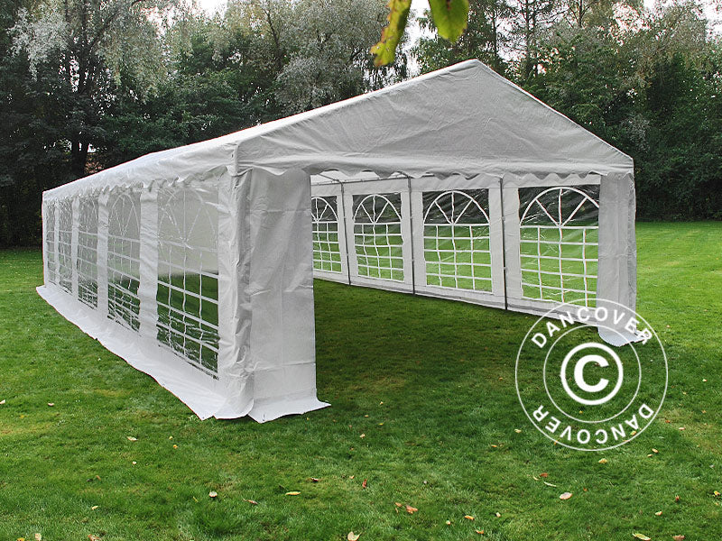 Opbevaringstelt Basic 2-i-1, 4x10m PE 700, Hvid - Image 8