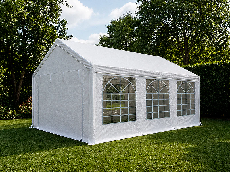 Partytelt Basic 4x6m PE 500, Hvid - Image 3