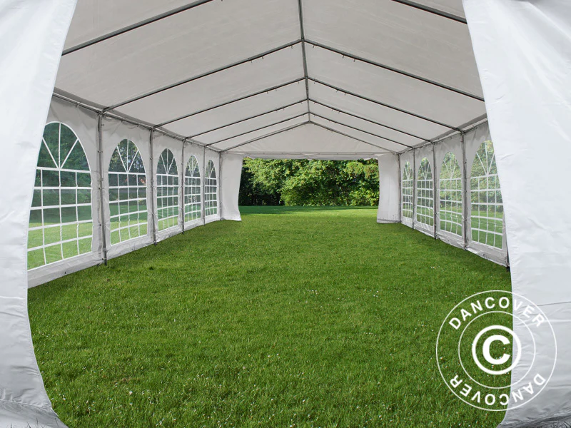 Partytelt Exclusive 5x12m PVC 900, Hvid - Image 14