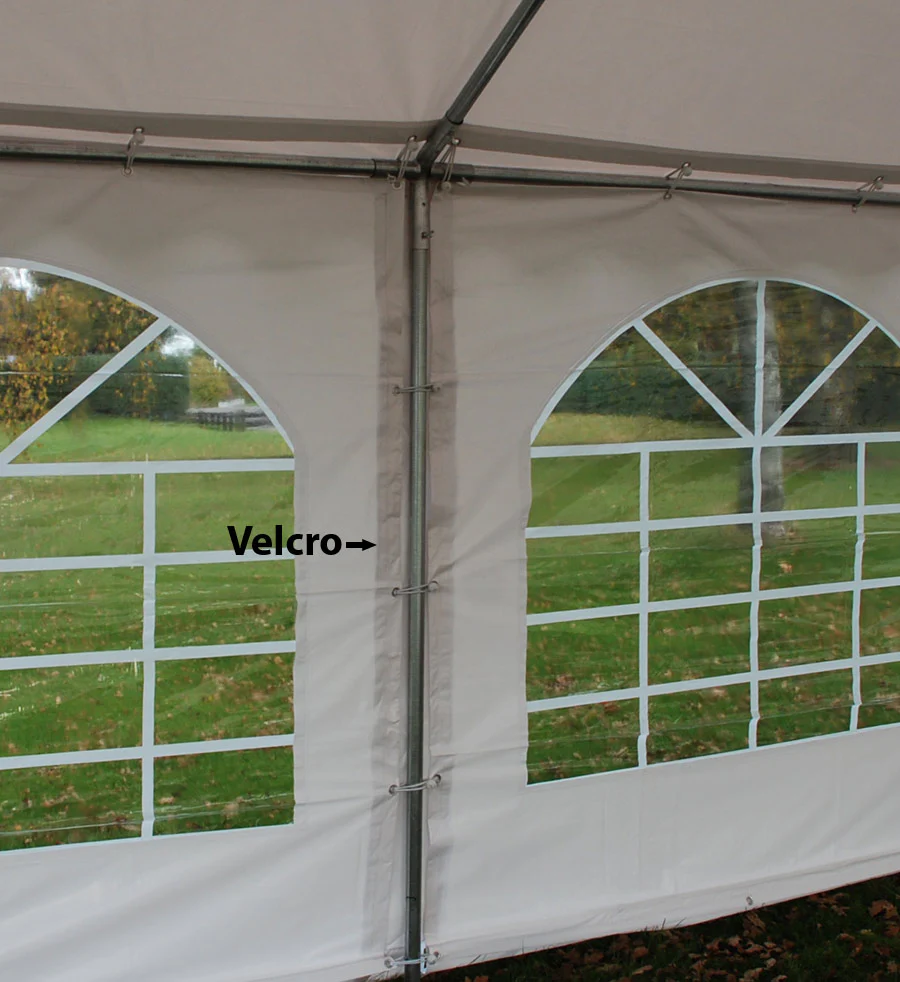 Partytelt Exclusive 5x12m PVC 900, Hvid - Image 16