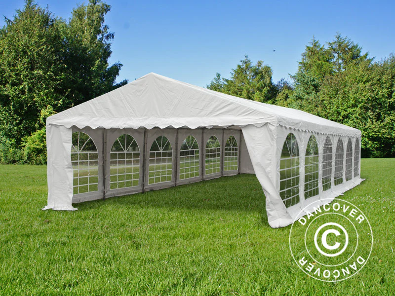 Partytelt Exclusive 5x12m PVC 900, Hvid - Image 2