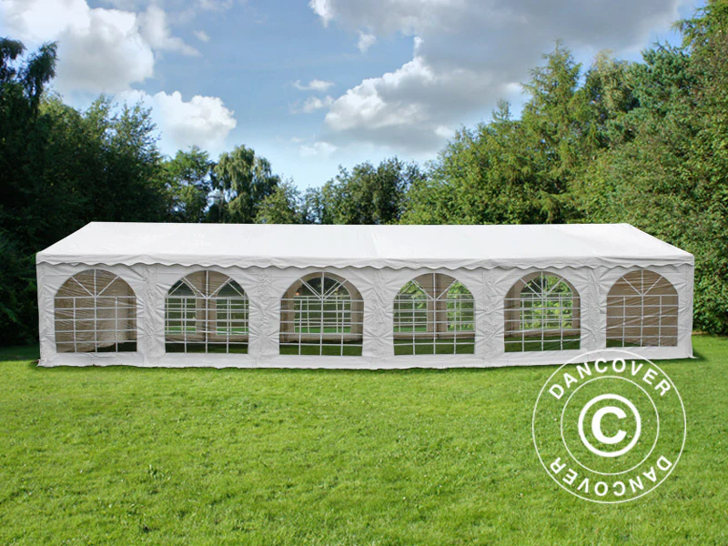 Partytelt Exclusive 5x12m PVC 900, Hvid - Image 3