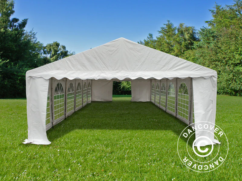 Partytelt Exclusive 5x12m PVC 900, Hvid - Image 4