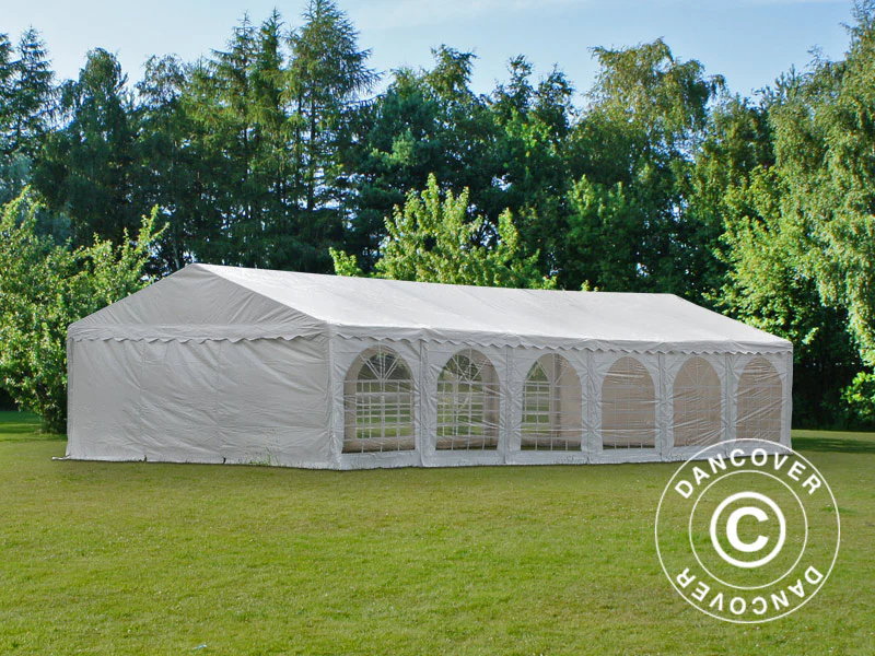 Partytelt Exclusive 5x12m PVC 900, Hvid - Image 8