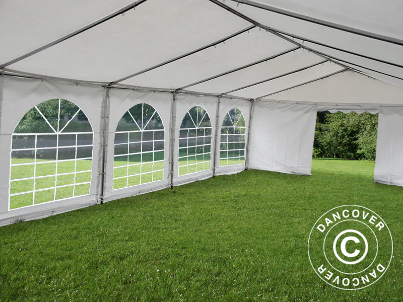 Partytelt Exclusive 5x12m PVC 900, Hvid - Image 9