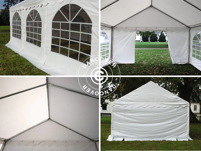 Partytelt Original 3x6m PVC 900, Hvid - Image 7