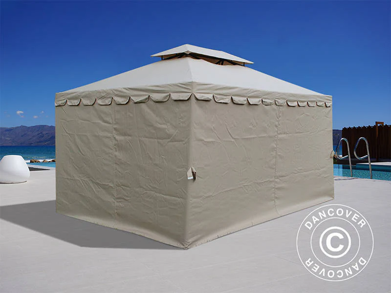 Pavillon Osiris 3x4m, Mørk beige - Image 8