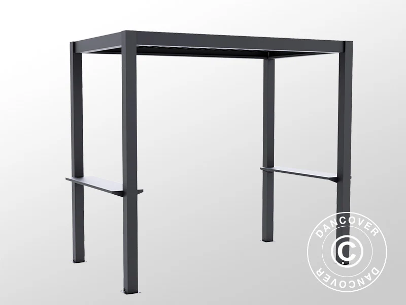 Pergola San Juan til grill, 2,5x1,5x2,3m, Sort - Image 4