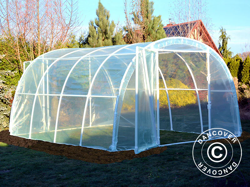 Polytunnel Drivhus 130, 3x4x2,1m, 12m², Transparent - Image 2