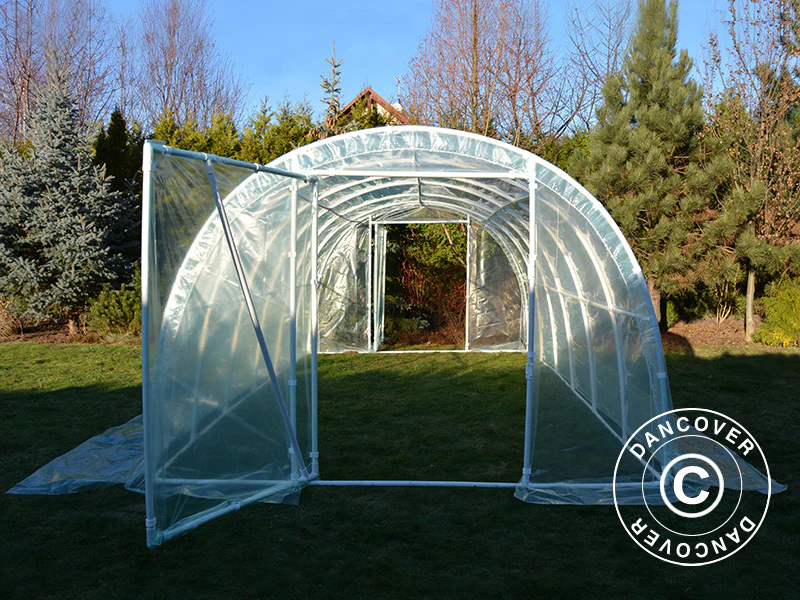 Polytunnel Drivhus 130, 3x4x2,1m, 12m², Transparent - Image 4